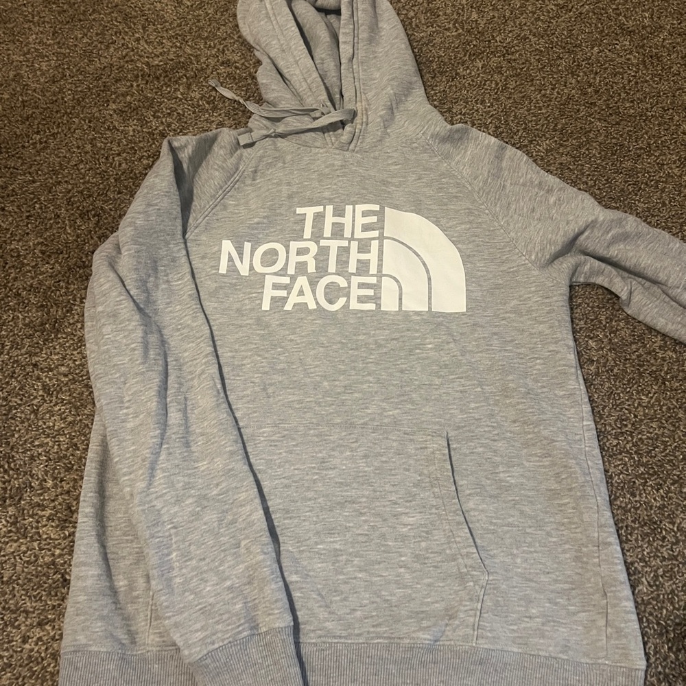 The North Face Light Gray Men's Hoodie